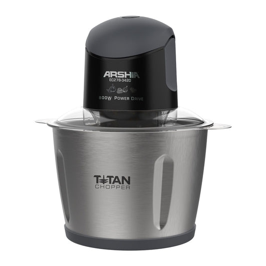 ارشيا مفرمة طعام كهربائية، سعة 3 لتر، اسود EC278-3420