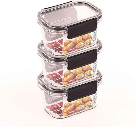 طقم علب تخزين اكريلك3*1 400م