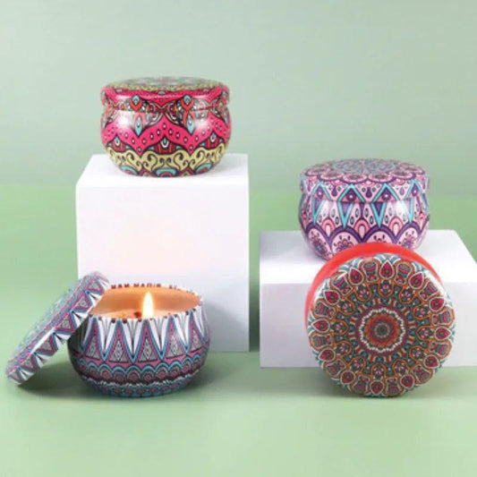 شمعة معطرة يدوية – روائح فاخرة وديكور أنيق