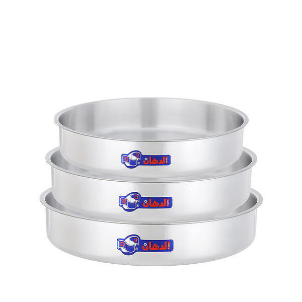 طقم صواني فرن ألومنيوم الدهان الأصلي مقاسات 26-28-30 سم