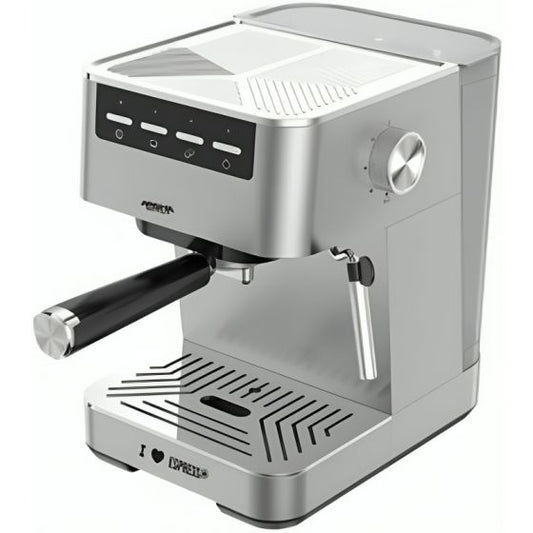 ماكينة اسبريسو أرشيا EM270-3215 باللون الفضي مع خزان مياه شفاف