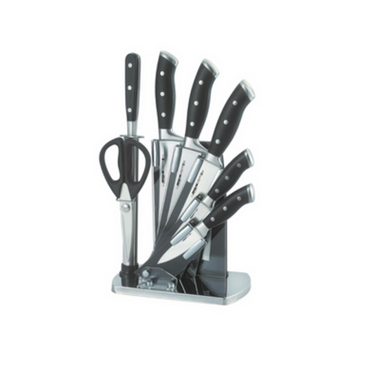 طقم سكاكين أرشيا من الفولاذ الألماني مكون من 8 قطع – تصميم احترافي للمطبخ