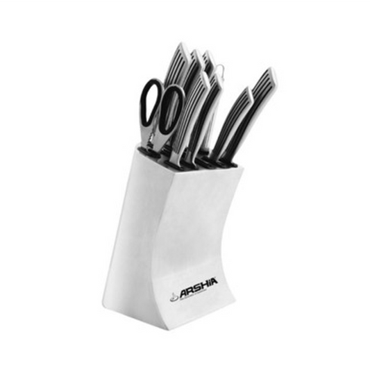 طقم سكاكين ARSHIA 10 قطع تيتانيوم