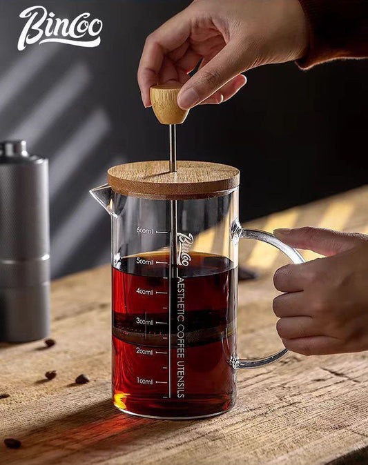 كوفى بريكس حراري مع غطاء خشب بامبو للمشروبات الساخنة والباردة