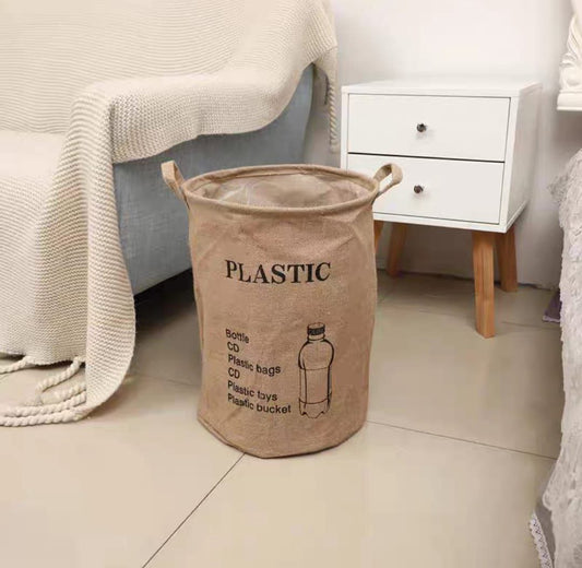 سلة غسيل قماشية قابلة للطي من هوكيبو، كبيرة، 63 لترًا