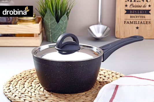 كسرولة جرانيت دروبينا مقاس 18 سم للطهي الصحي
