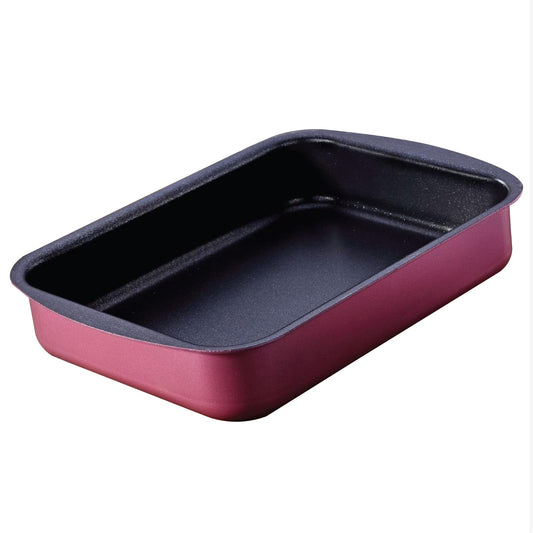 طاجن مستطيل دروبينا تيتانيوم مقاوم للالتصاق للطهي والخبز بمقاسين 30 سم و35 سم