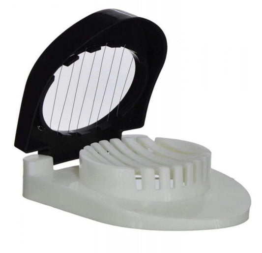 قطاعة بيض بلاستيك آمنة وسهلة الاستخدام لتقطيع البيض المسلوق