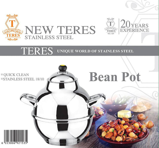 فوالة أو دماسة استيل 18/10 غير قابلة للصدأ مزودة بقاع وضمان 25 سنة