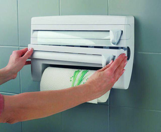 حامل فويل واسترتش ومناديل مصنوع من البلاستيك النقي المستورد