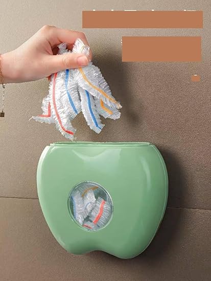 حامل أكياس حفظ الطعام بلاستيك عملي معلق على باب الثلاجة بسعة 100 كيس