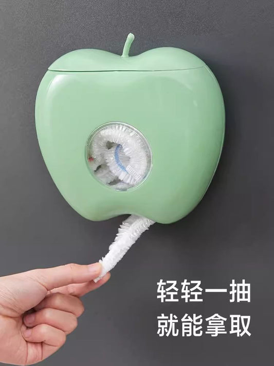 حامل أكياس حفظ الطعام بلاستيك عملي معلق على باب الثلاجة بسعة 100 كيس