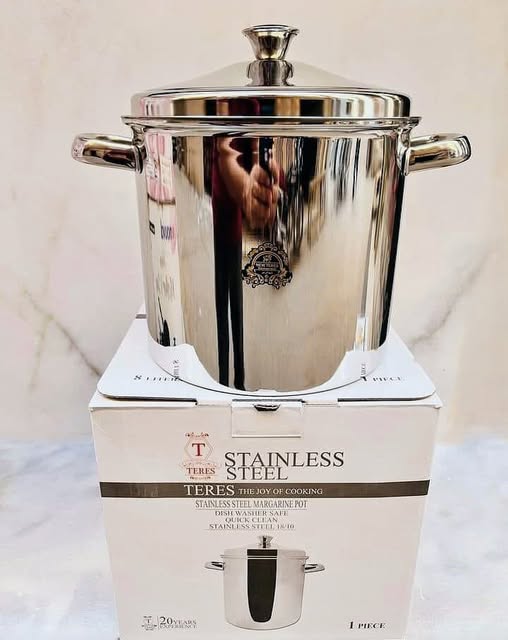 حلة سمنة استانلس ستيل نيو تريز 18/10 مقاومة للصدأ