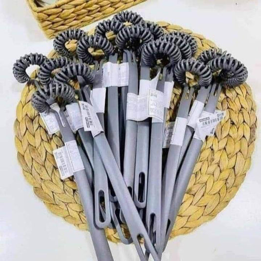 مضرب بيض كوبى ايكيا حلزوني يدوي مقاوم للحرارة – لون رصاصي متعدد الاستخدامات