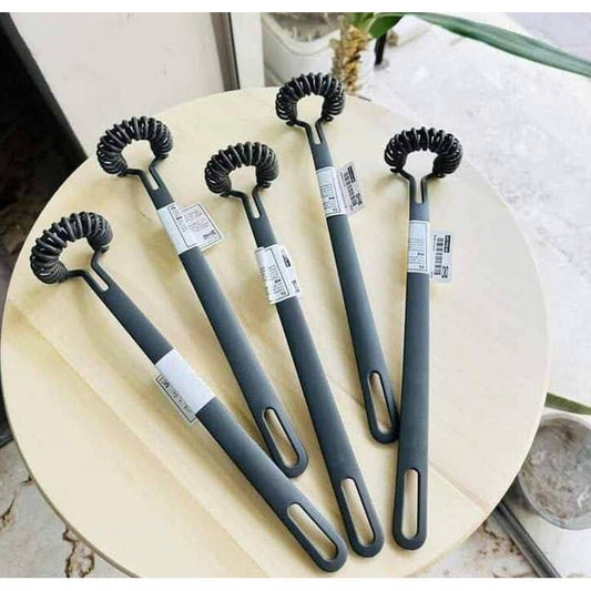 مضرب بيض كوبى ايكيا حلزوني يدوي مقاوم للحرارة – لون رصاصي متعدد الاستخدامات