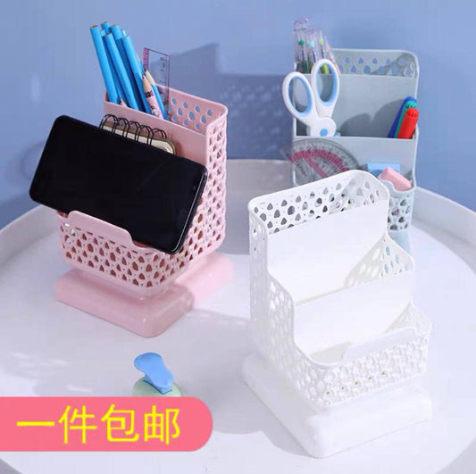 منظم ريموت بلاستيك من ليث لتنظيم الريموتات والأغراض الصغيرة بشكل أنيق