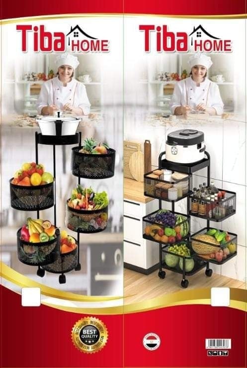 تربو معدن مربع طيبة 4 دور و5 دور بعجلات متحركة للتخزين المنزلي