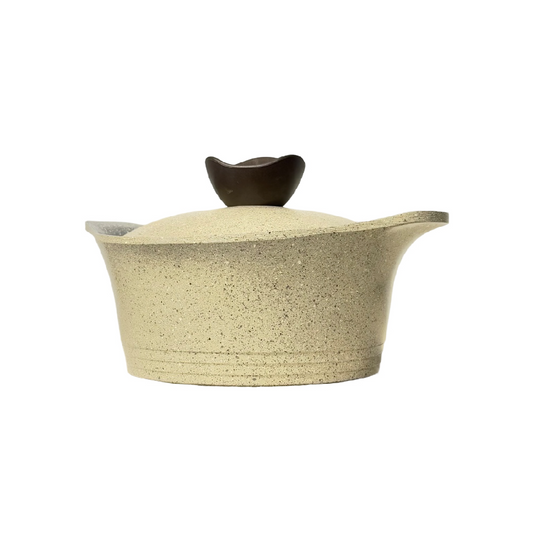 حلة نيوفلام جرانيت مقاس 28 سم غير لاصقة للطهي الصحي