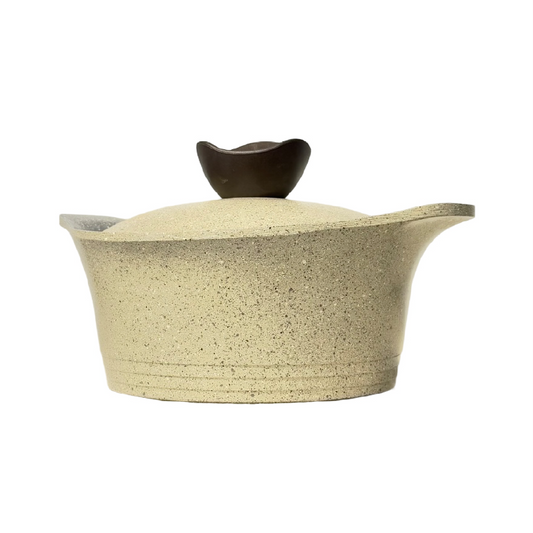 حلة نيوفلام جرانيت مقاس 30 سم غير لاصقة للطهي العائلي