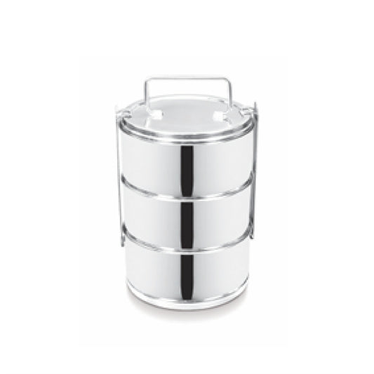 عامود حفظ طعام نيوتريز 3 دور مقاس 16 استيل 18/10 محكم الغلق بضمان 25 سنة