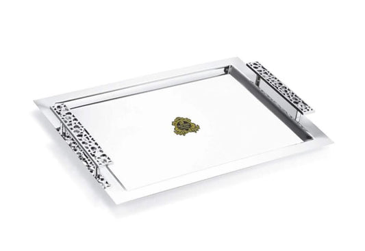 صينية فطار استانلس نيو تريز كبيرة مقاس 30×56 مصنوعة من خامة 18/10 مقاومة للصدأ