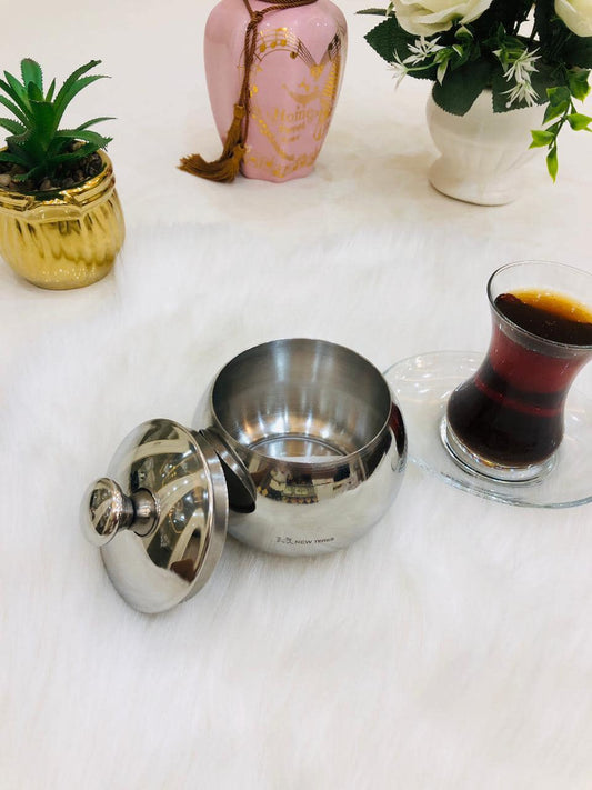 سكرية استانلس استيل نيو تريز موديل تركي مقاس 7×7 سم مقاومة للصدأ