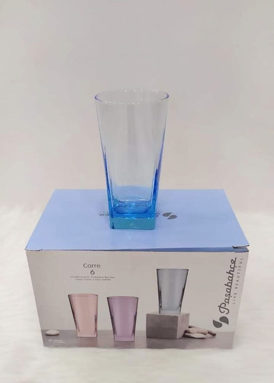 شوب كاري 6 قطع باشاباتشي زجاج تركي الوان 305 مل