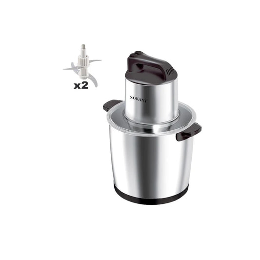 كبة سوكاني SK-666666B استالس 10 لتر بقدرة 2000 وات + شفرات مزدوجة