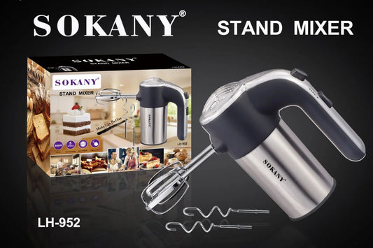 مضرب بيض سوكاني SK-952 كهربائي استانلس 800 وات بخمس سرعات