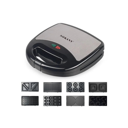 ساندوتش ميكر سوكاني 8 قطع 800 وات لتحضير السندوتشات بسهولة