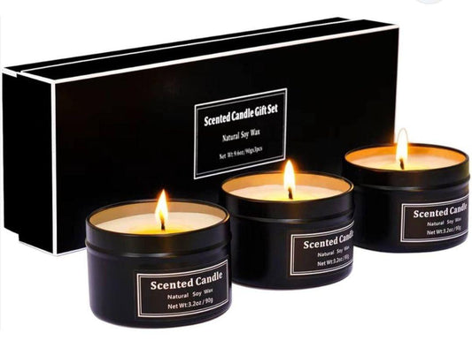 برطمان شمع معطر من شمع الصويا الطبيعي داخل برطمان زجاجي أنيق