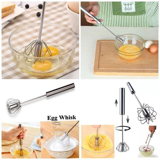 مضرب بيض سوسته ستانلس ستيل يدوي لخلط وخفق البيض والصلصات بسهولة