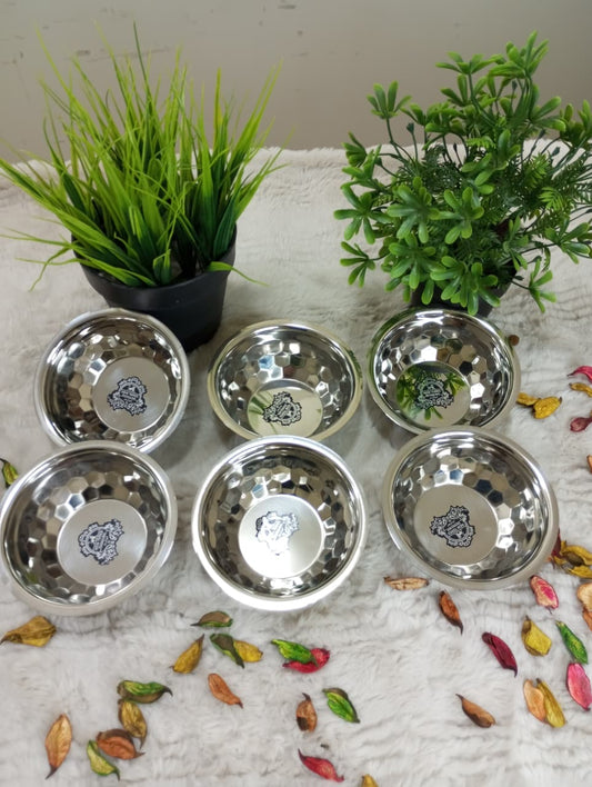 طبق استانلس استيل نيو تريز على شكل خلية نحل لتقديم الخشاف والحلويات