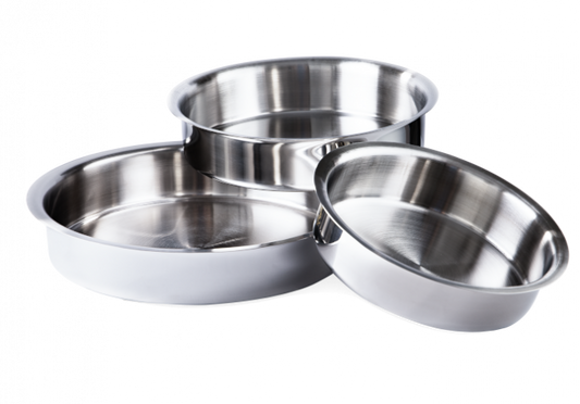 طقم صواني فرن استانلس استيل نيو تريز 3 قطع