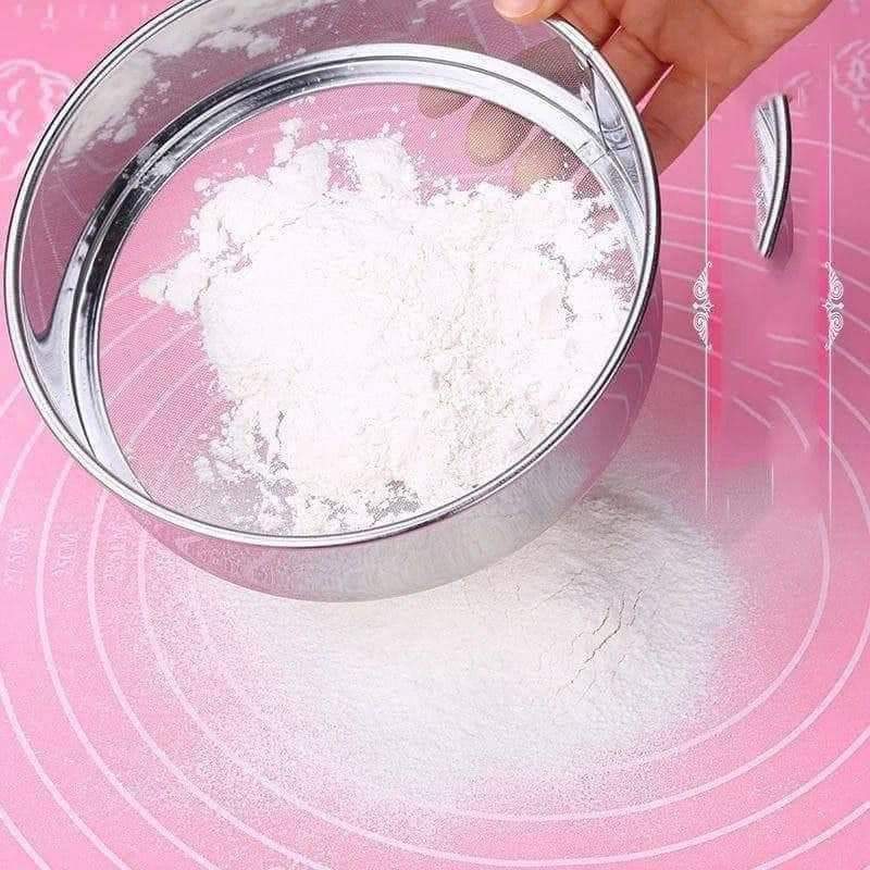 طقم منخل استانلس ستيل 6 قطع بأحجام مختلفة للمطبخ