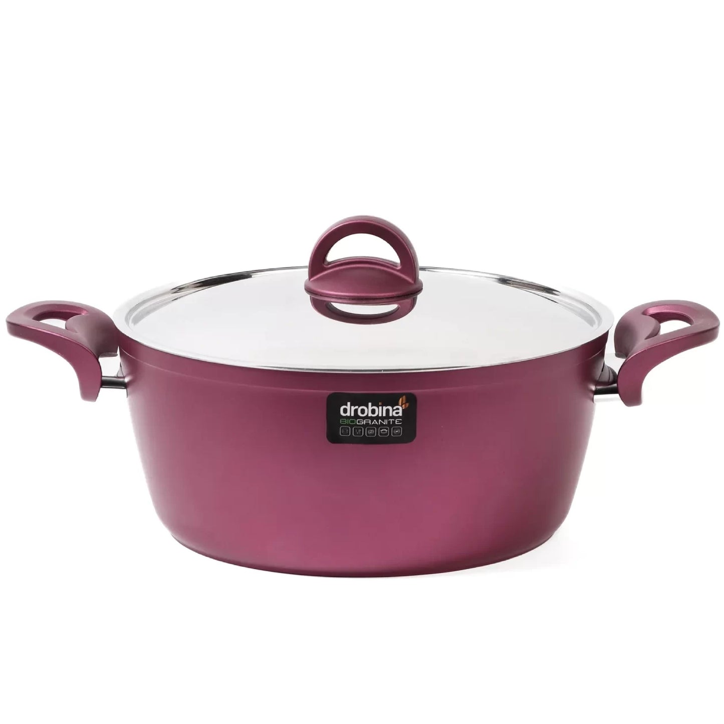 حلة تيفال تيتانيوم دروبينا بمقاسات متعددة من 18 إلى 32 سم بطبقة تيتانيوم غير لاصقة ومتانة عالية