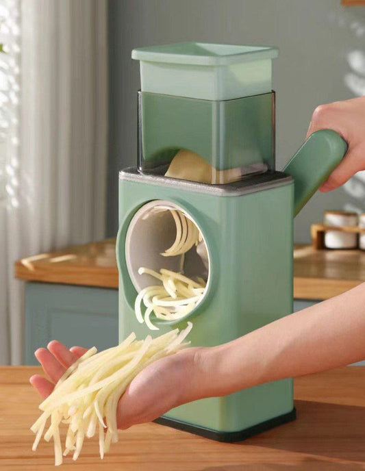 قطاعة خضروات قوية 7×1 متعددة الاستخدامات مع مبشرة و6 أشكال تقطيع