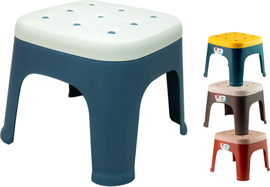 كرسي كلاسيك بلاستيك الوطنية مقاس صغير مصنوع من بلاستيك متين بألوان مبهجة مناسب للمنزل والحديقة