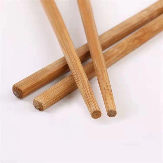 عيدان تناول الطعام اليابانية من خشب طبيعي – عبوة 10 أزواج – مخصصة للسوشي