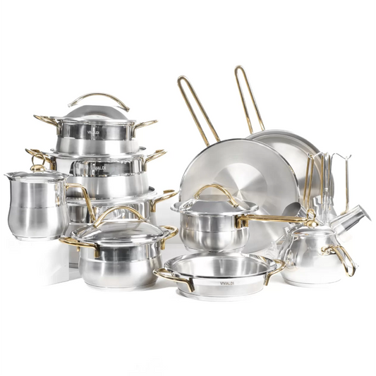 طقم حلل استانلس فيفالدى