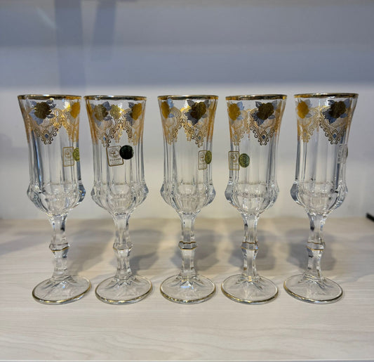 طقم كاس كريستال