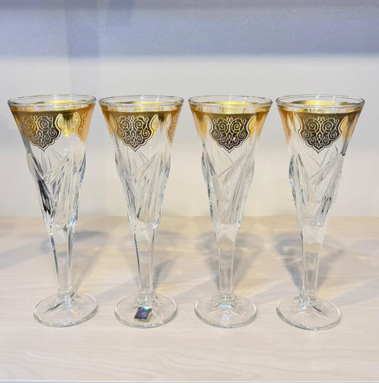 طقم كاس كريستال