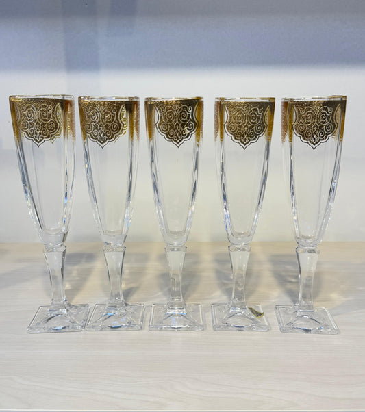 طقم كاس كريستال