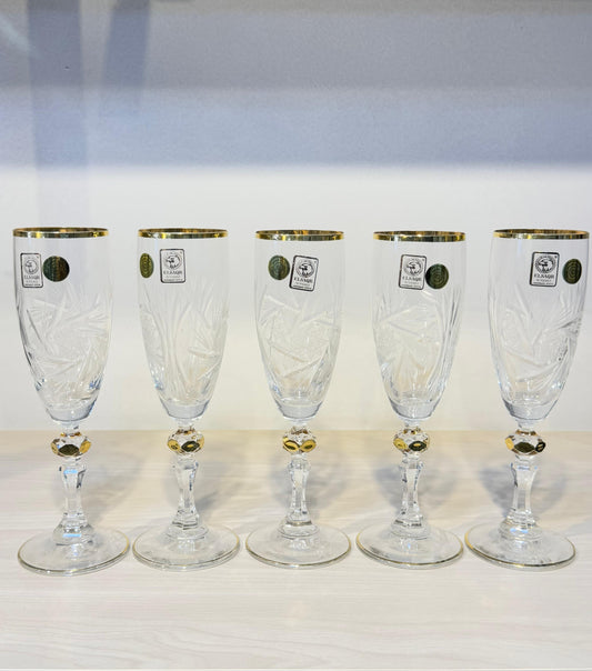 طقم كاس كريستال