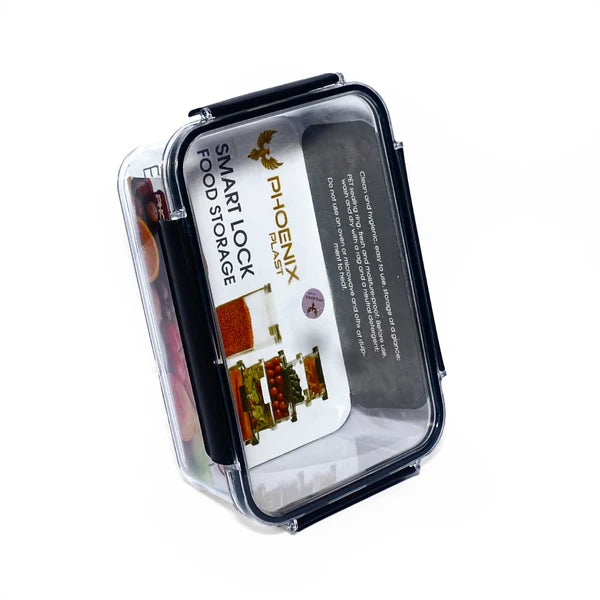 علبة تخزين طعام أكريليك شفافة 2800 مل بغطاء محكم من Phoenix – سمارت لوك