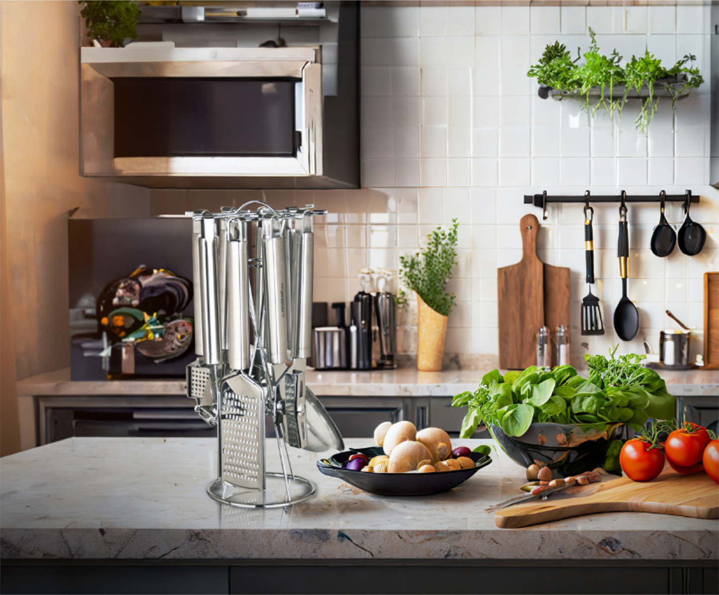 طقم فتحات استيل 7 قطع من أرشيا أدوات مطبخ ستانلس ستيل مع ضمان