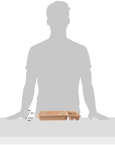 منظم درج شوك وملاعق بسمة من الوطنية – منظم أدوات المطبخ بألوان متعددة