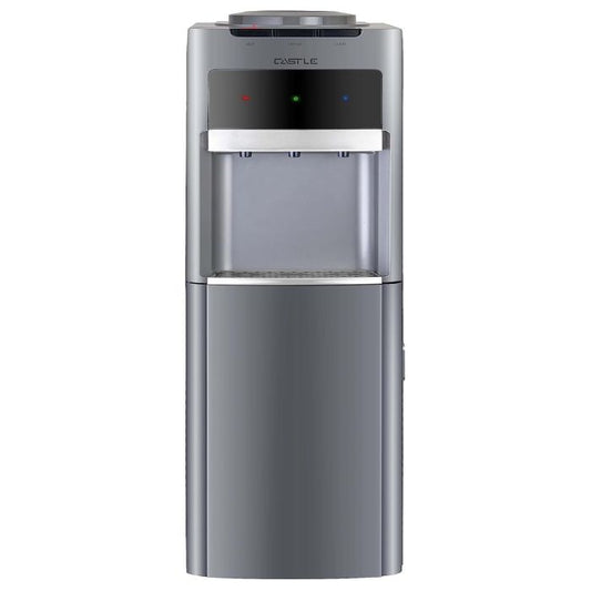 مبرد مياه كاسل WD3055 رمادي بثلاث حنفيات وحافظة تخزين