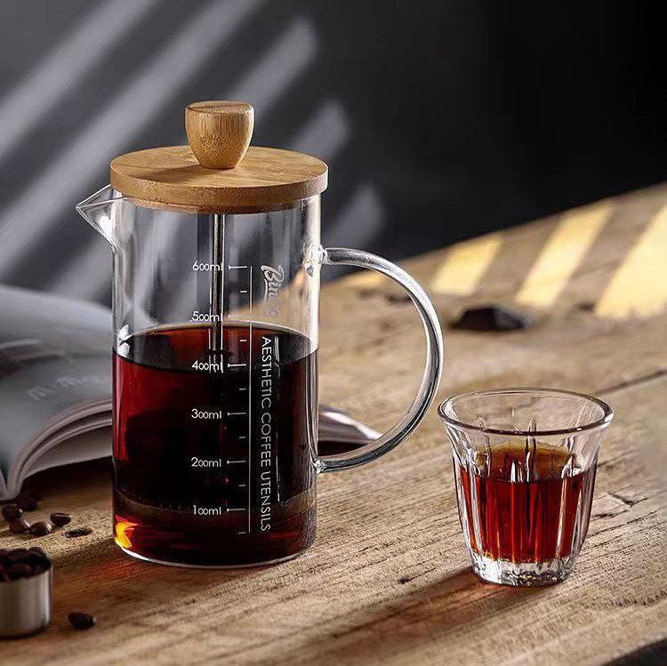 كوفى بريكس حراري مع غطاء خشب بامبو للمشروبات الساخنة والباردة