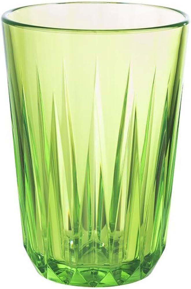 كوب ماء بلاستيك مضلع ملون بسعة 500 مللي من دروبينا بتصميم أنيق